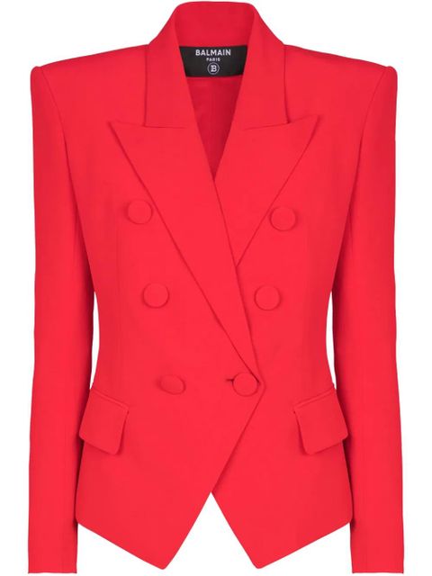 Balmain double-breasted blazer - Red - zdjęcie produktu nr 1