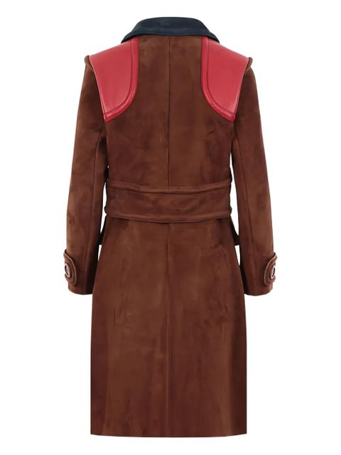 Miu Miu flower-cat patch coat - Brown - zdjęcie produktu nr 2