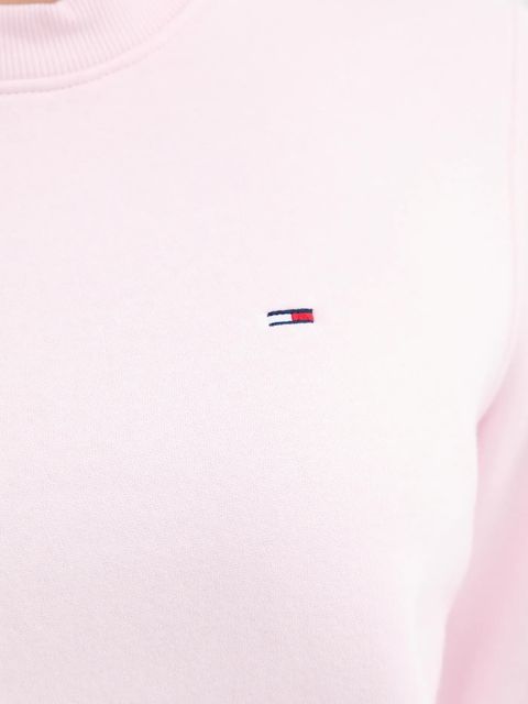 Tommy Jeans bluza damska kolor różowy gładka DW0DW19959