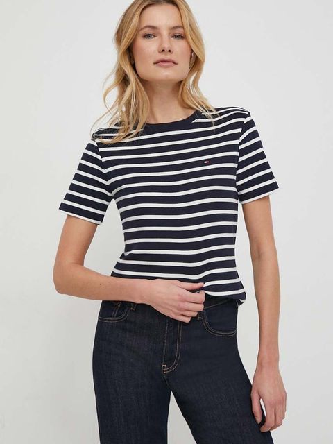 Tommy Hilfiger t-shirt bawełniany - zdjęcie produktu nr 2