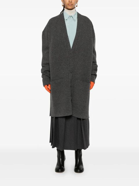 Jil Sander drop-shoulder cardigan - Grey - zdjęcie produktu nr 2