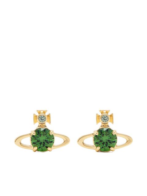 Vivienne Westwood Reina large orb-motif stud earrings - Gold - zdjęcie produktu nr 1