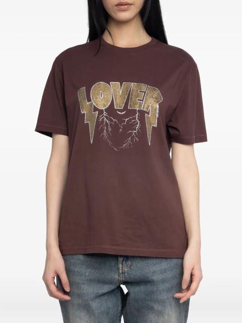 Zadig&Voltaire embellished T-shirt - Red