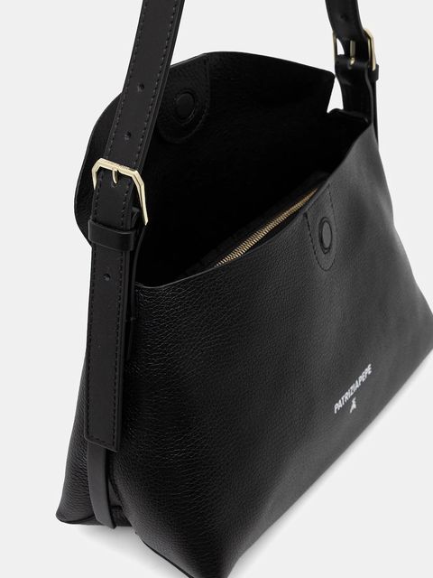 Patrizia Pepe torebka skórzana kolor czarny 8B0256 L148