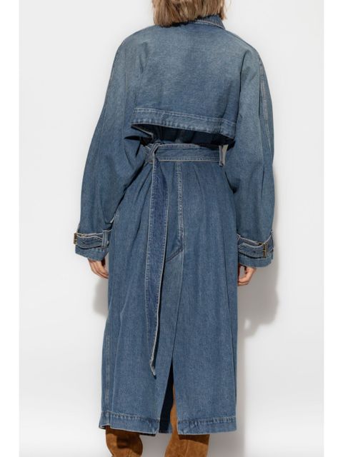 ISABEL MARANT Brekka trench coat - Blue
