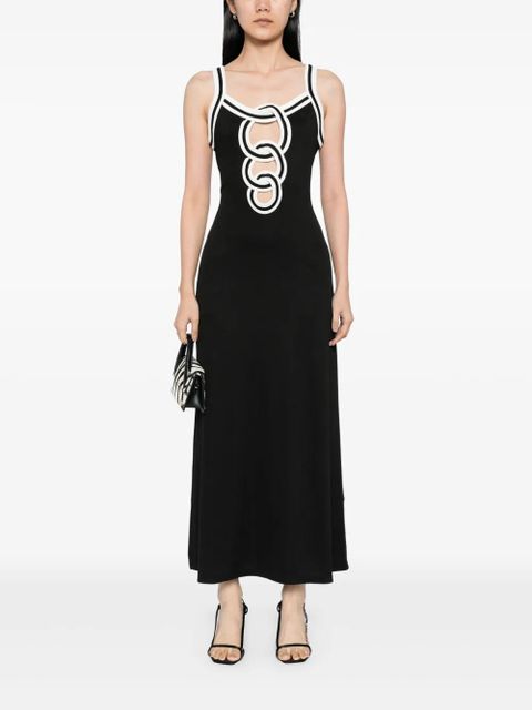 Christopher Esber multi verner linked chain dress - Black - zdjęcie produktu nr 2