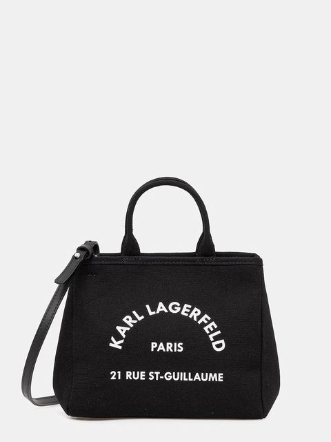 Karl Lagerfeld torebka crossbody damska bawełniana K/RSG CONV. - zdjęcie produktu nr 2