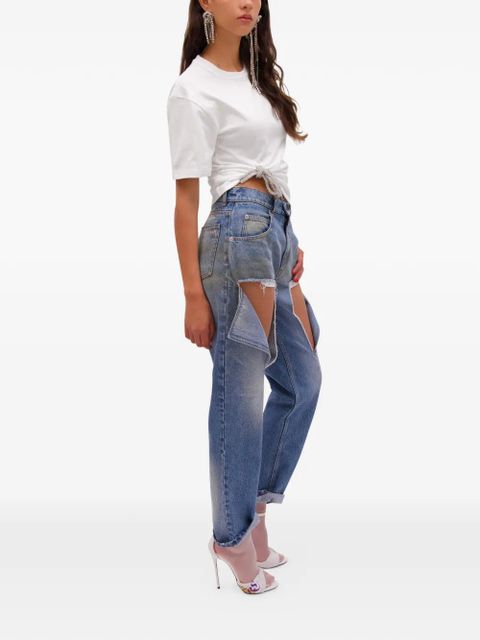 AREA crystal knot T-shirt - White - zdjęcie produktu nr 2