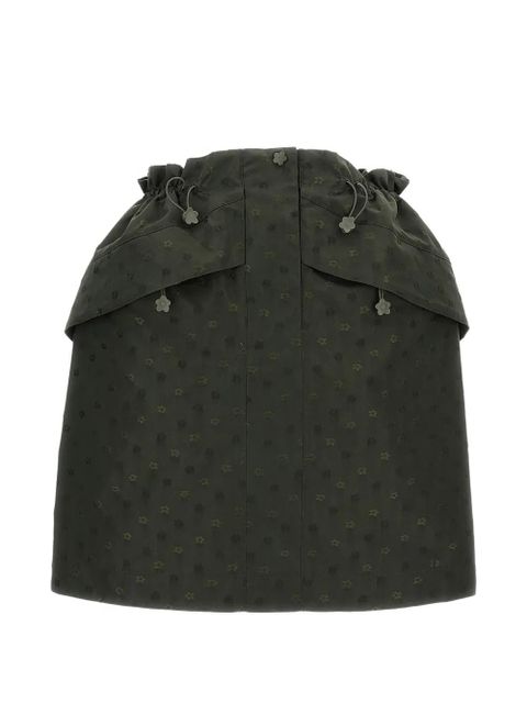 Cecilie Bahnsen Delina floral-jacquard mini skirt - Green - zdjęcie produktu nr 1