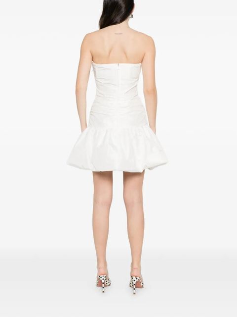 ROTATE BIRGER CHRISTENSEN taffeta balloon mini dress - White