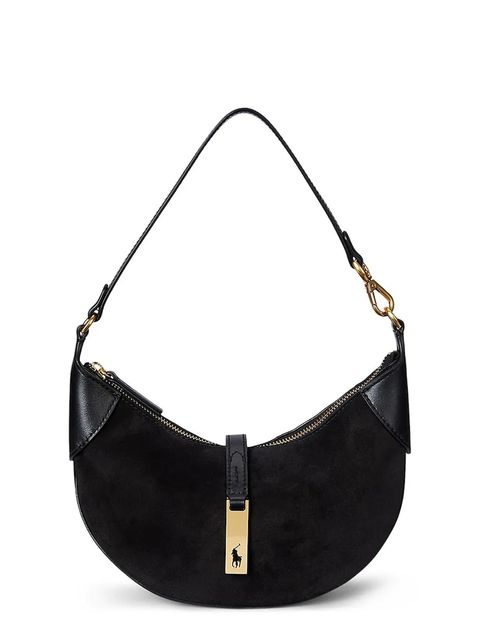 Polo Ralph Lauren torebka hobo damska skórzana - zdjęcie produktu nr 1