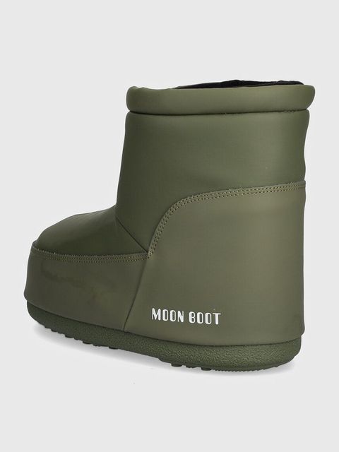 Moon Boot śniegowce MB ICON LOW NOLACE RUBBER kolor zielony 80D1409410 M006