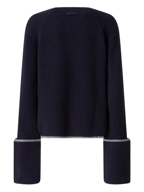 PINKO ribbed sweater - Blue - zdjęcie produktu nr 2
