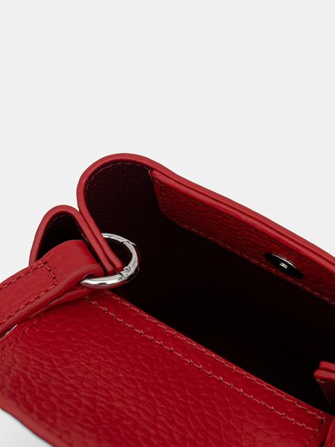 Marc O'Polo torebka skórzana kolor czerwony 5000009285