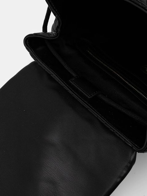 Love Moschino plecak damski kolor czarny mały gładki JC4119PP0NLA0000