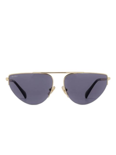 Max Mara Eyewear cat-eye frame sunglasses - Gold - zdjęcie produktu nr 1