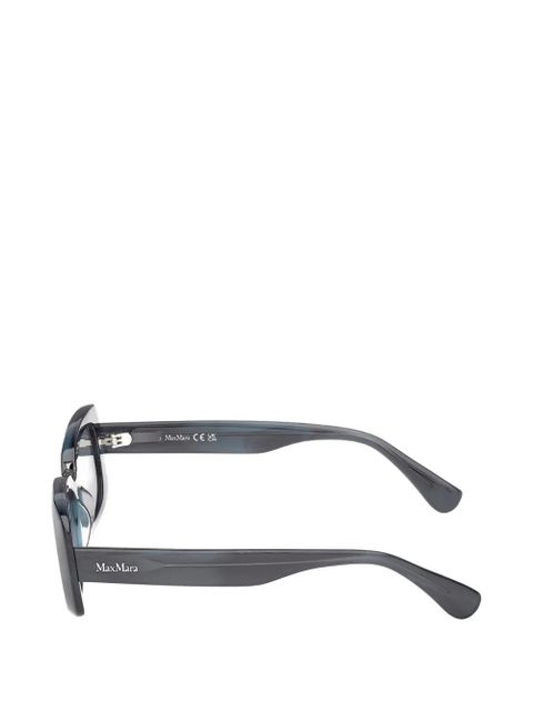 Max Mara Eyewear rectangle-frame sunglasses - Green