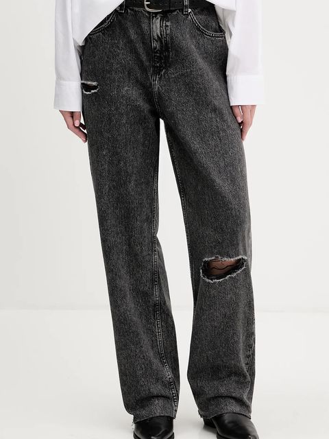 Hugo Blue jeansy Leni_B damskie high waist 50556525 - zdjęcie produktu nr 1