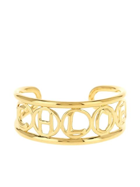 Chloé Script gold-tone bangle - zdjęcie produktu nr 1