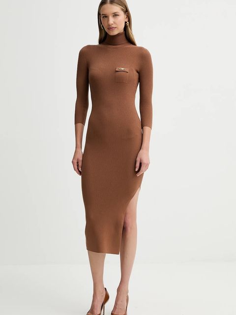 Elisabetta Franchi sukienka z dodatkiem jedwabiu - zdjęcie produktu nr 1