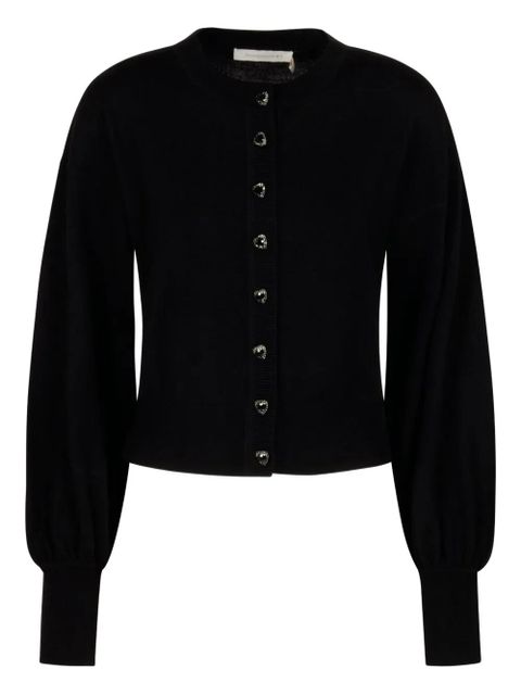 ZIMMERMANN Hypnotic Jewel buttoned-up cardigan - Black - zdjęcie produktu nr 1
