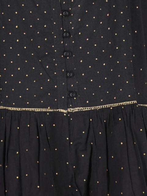 ISABEL MARANT Vickie polka-dot romper - Black