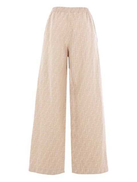 FENDI FF elasticated-waist trousers - Neutrals - zdjęcie produktu nr 2