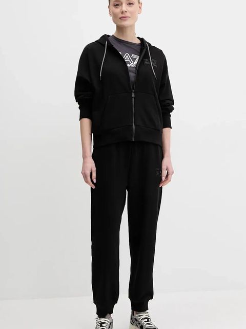 EA7 Emporio Armani dres damski kolor czarny AF12473.7W000110 - zdjęcie produktu nr 1