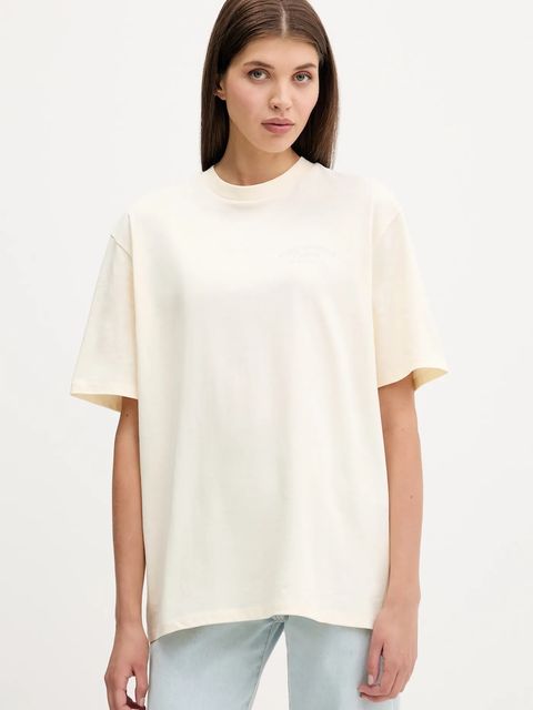 Guess Originals t-shirt bawełniany damski kolor beżowy M5YI54 K8FQ4 - zdjęcie produktu nr 1