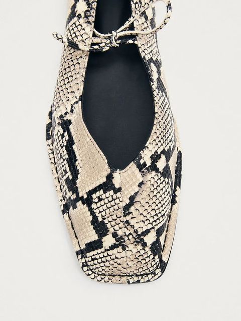 Alohas baleriny skórzane Sway