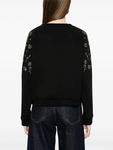 Weekend Max Mara embellished sweatshirt - Black