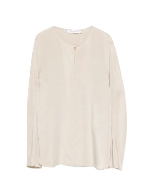 Max Mara long-sleeve blouse - Neutrals - zdjęcie produktu nr 1