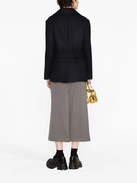 Prada double-breasted wool jacket - Blue - zdjęcie produktu nr 2