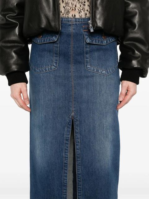 Chloé denim midi skirt - Blue