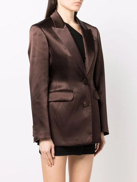 Alexander McQueen single-breasted tailored blazer - Brown