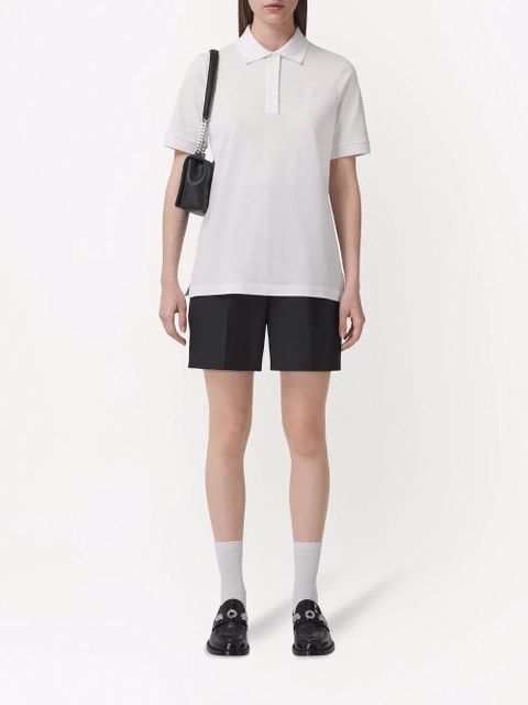 Burberry TB monogram cotton polo shirt - White - zdjęcie produktu nr 2