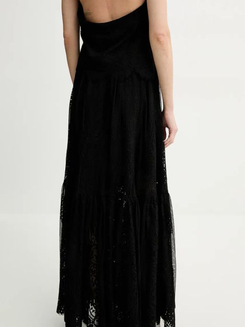 Herskind spódnica Patsy kolor czarny midi rozkloszowana 5577204