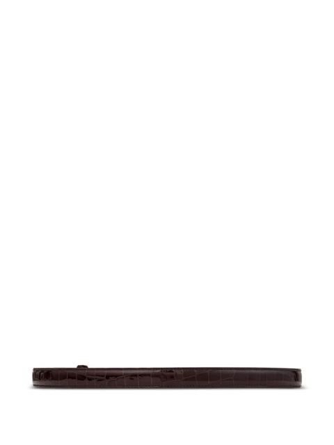 Jimmy Choo diamond clasp belt - Brown