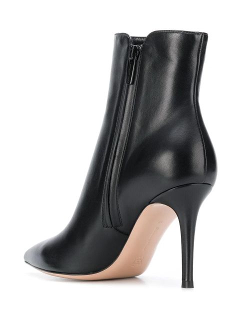 Gianvito Rossi Levy 85mm leather ankle boots - Black - zdjęcie produktu nr 2