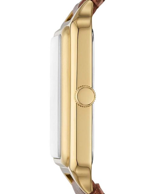 Fossil zegarek kolor brązowy