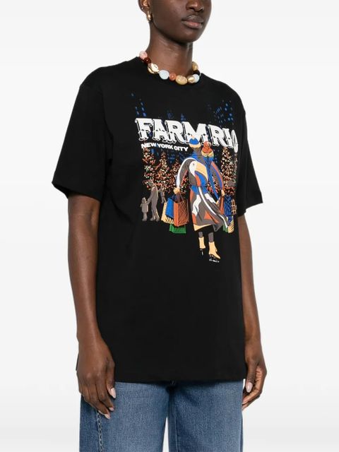 FARM Rio graphic-print T-shirt - Black