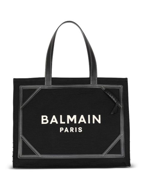 Balmain B-Army 42 canvas tote bag - Black - zdjęcie produktu nr 1