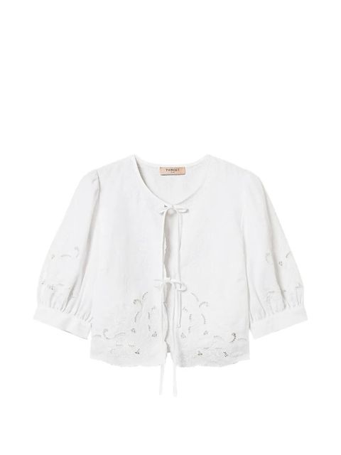 TWINSET linen shirt - White - zdjęcie produktu nr 1