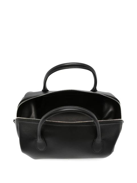 The Row Faye rounded-handles tote bag - Black