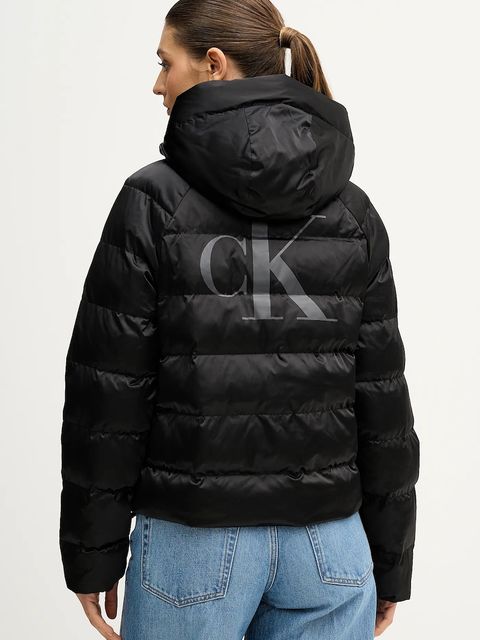 Calvin Klein Jeans kurtka kolor czarny przejściowa LV047E509G