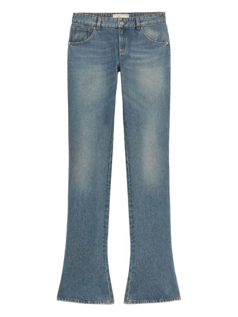 Blumarine embroidered flared jeans - Blue - zdjęcie produktu nr 1