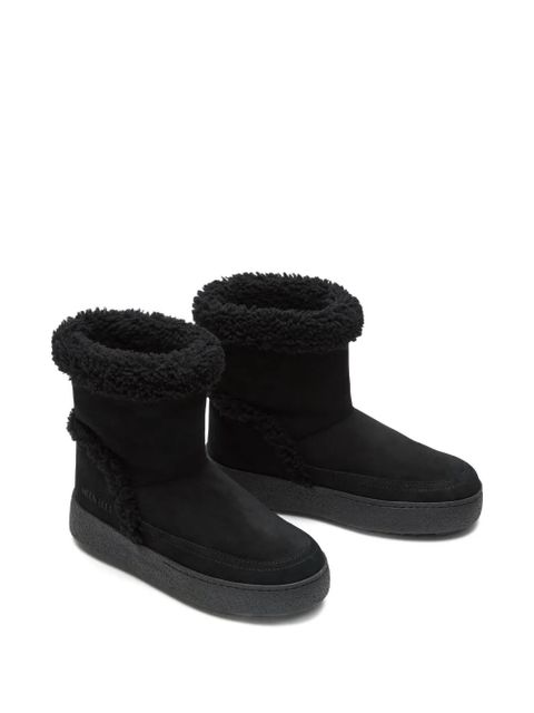 Moon Boot sherpa-trimmed platform boots - Black - zdjęcie produktu nr 2