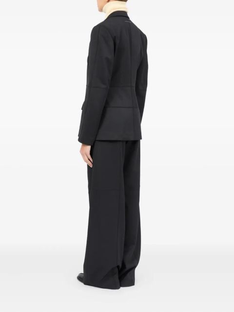 MM6 Maison Margiela peak-lapels blazer - Black