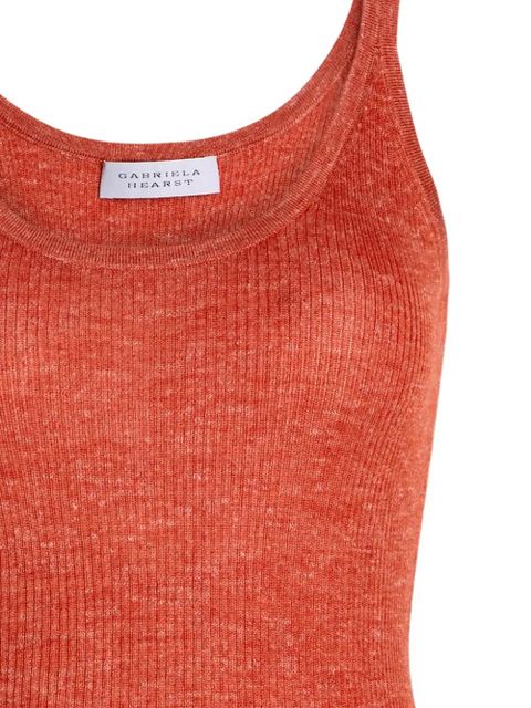 Gabriela Hearst ribbed vest top - Orange - zdjęcie produktu nr 2