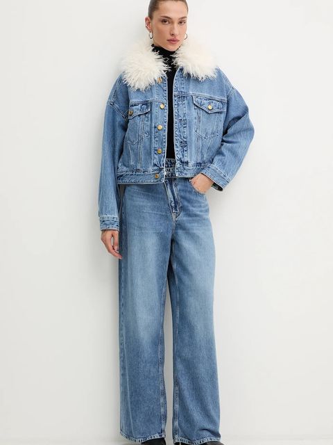 Guess jeansy GINA damskie kolor niebieski W5YA2G D5QKB - zdjęcie produktu nr 2